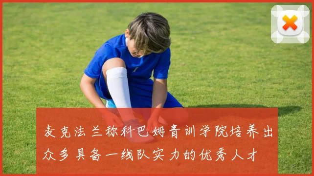 麦克法兰称科巴姆青训学院培养出众多具备一线队实力的优秀人才